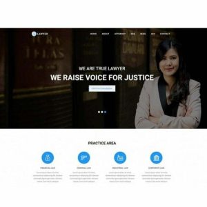 Lawyer - HTML Template