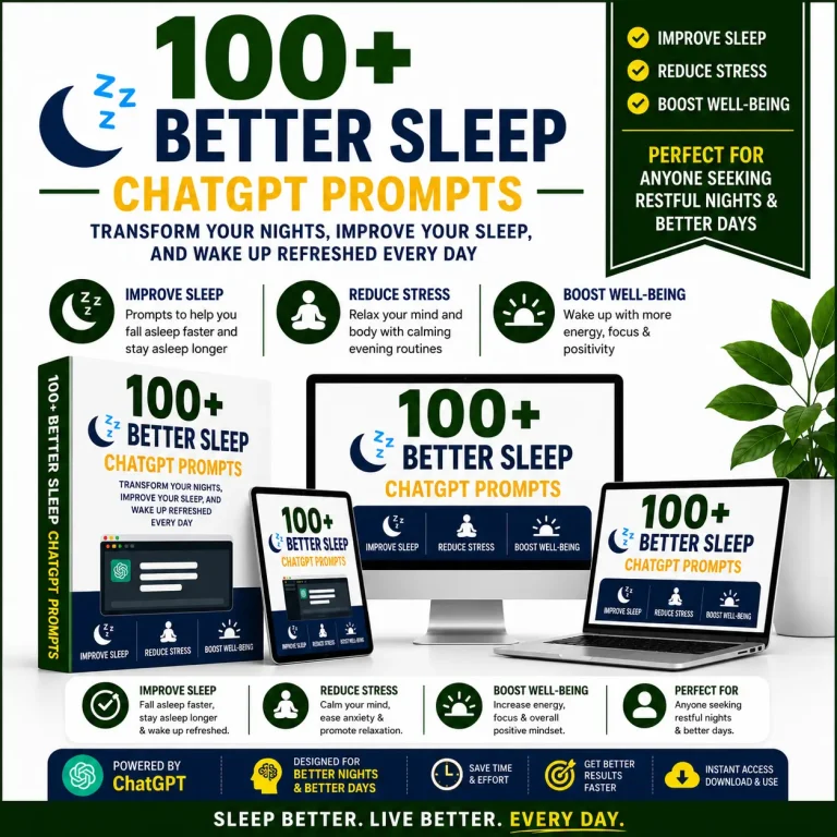 100+ Better Sleep ChatGPT Prompts