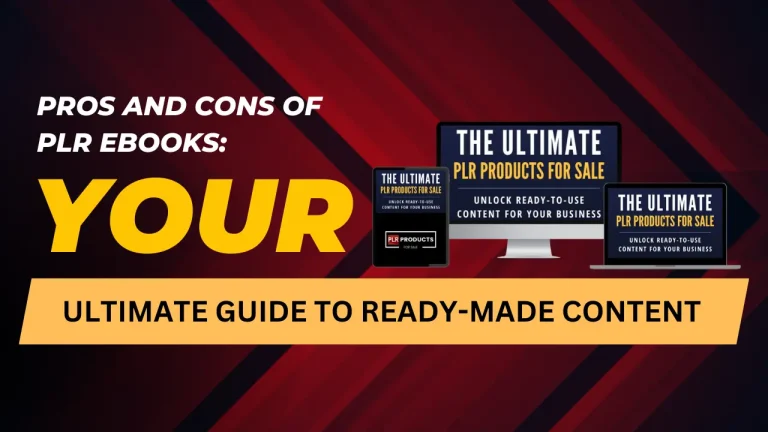 Analysis of the pros and cons of using PLR eBooks for business