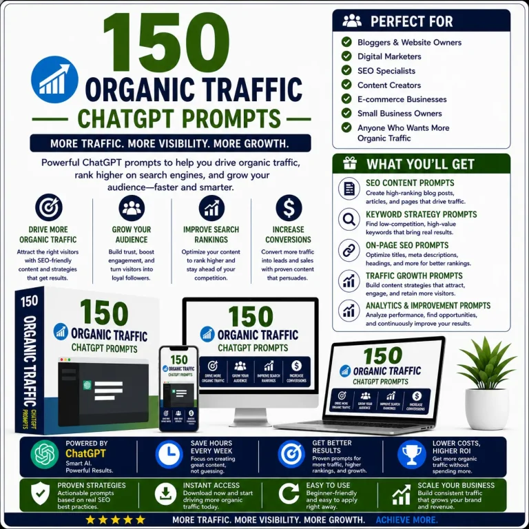 Best-150-Organic-Traffic-ChatGPT-Prompts