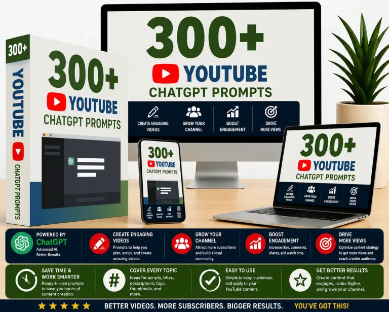 Best-300-Youtube-ChatGPT-Prompts