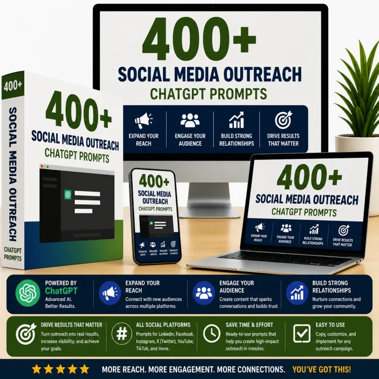 Best-400-Social-Media-Outreach-ChatGPT-Prompts