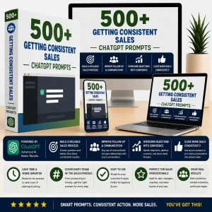 Best-500-Getting-Consistent-Sales-ChatGPT-Prompts