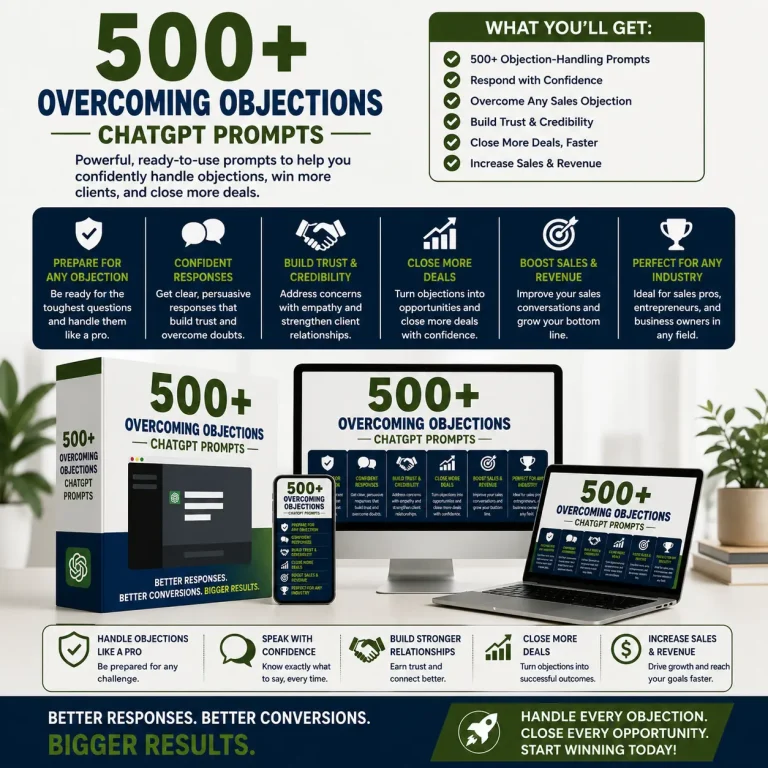 Best-500-Overcoming-Objections-ChatGPT-Prompts
