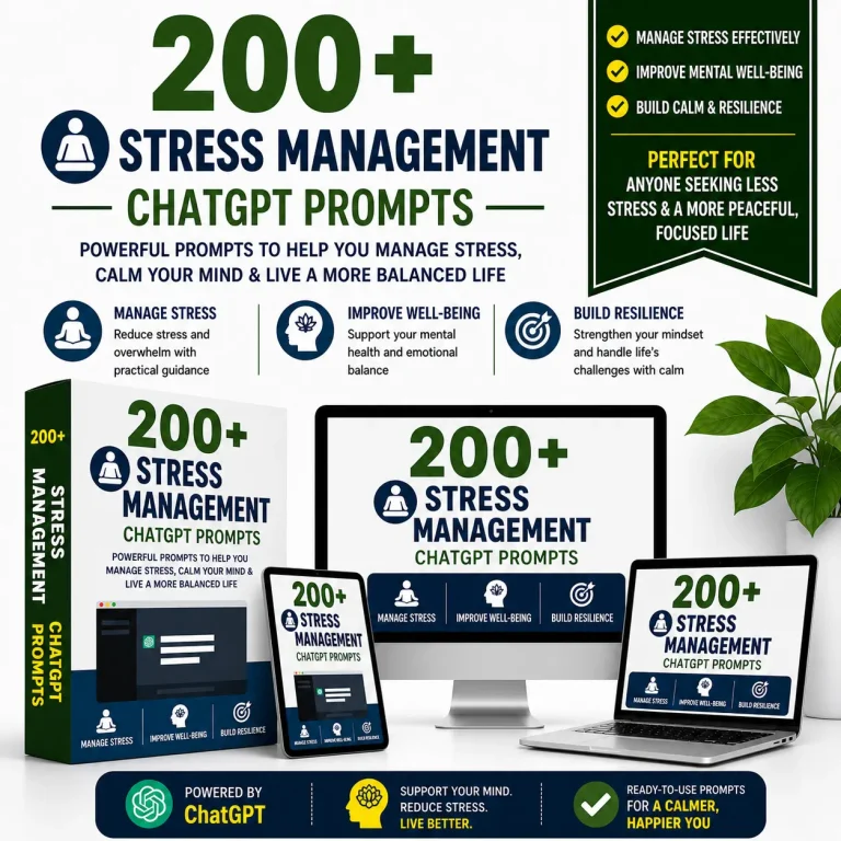 Best-500-Stress-Management-ChatGPT-Prompts