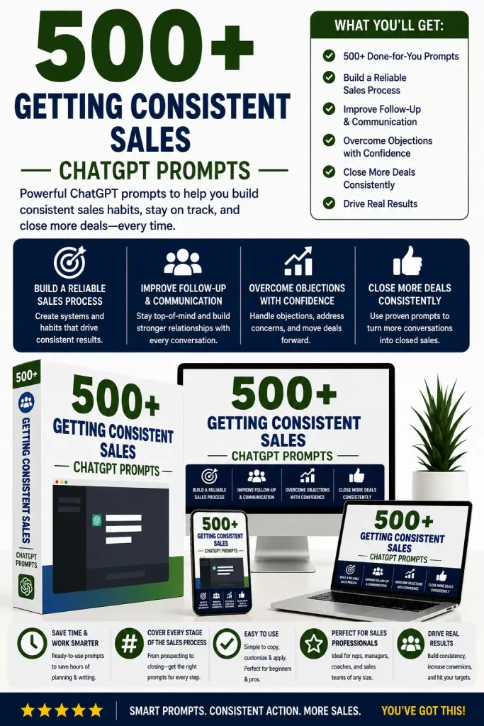 Best-Getting-Consistent-Sales-ChatGPT-Prompts