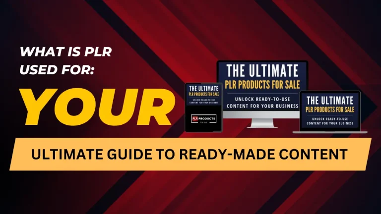 Explanation of PLR content uses, showcasing applications in marketing, blogging, and product creation