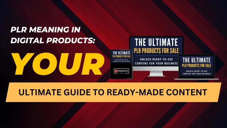 Explanation of PLR meaning in digital products, covering benefits, usage, and customization for business