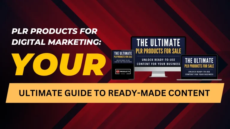 Guide on PLR products for digital marketing, showcasing benefits, uses, and customization tips for Private Label Rights content