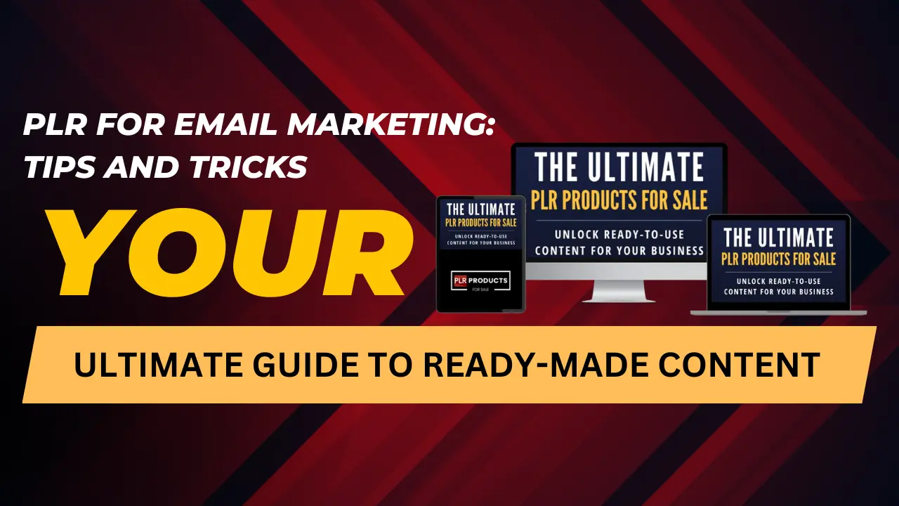 Guide on using PLR content in email marketing with strategies for customization and engagement