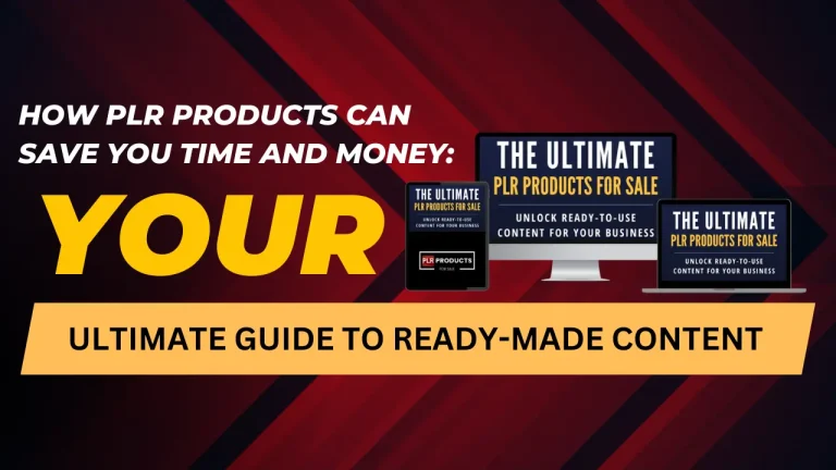 Guide to saving time and money with PLR products