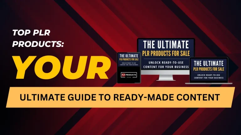 Guide to top PLR products, featuring the best options in eBooks, courses, templates, and digital content