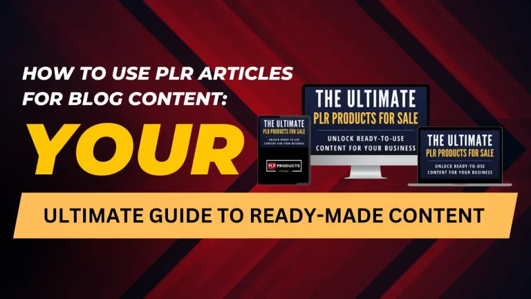 Guide to using PLR articles for blog content
