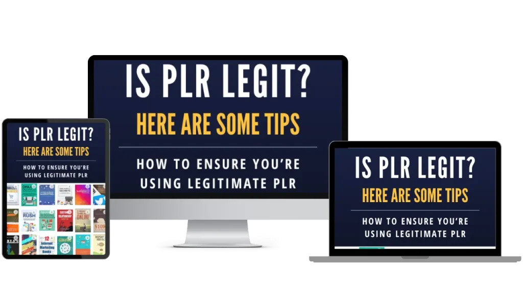Is PLR Legit