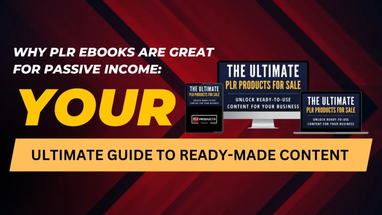 PLR eBooks as a tool for generating passive income