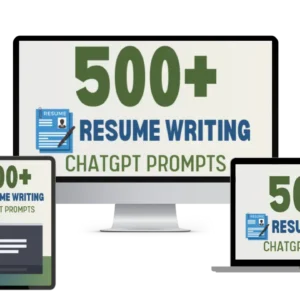Resume Writing ChatGPT Prompts