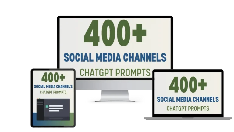 Social Media Channels ChatGPT Prompts
