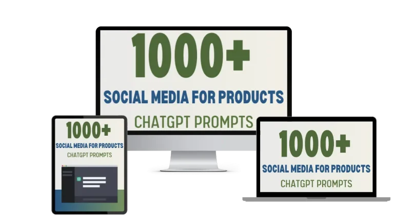 Social Media for Products ChatGPT Prompts