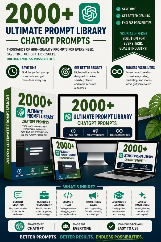 Ultimate-Prompt-Library-ChatGPT-Prompts
