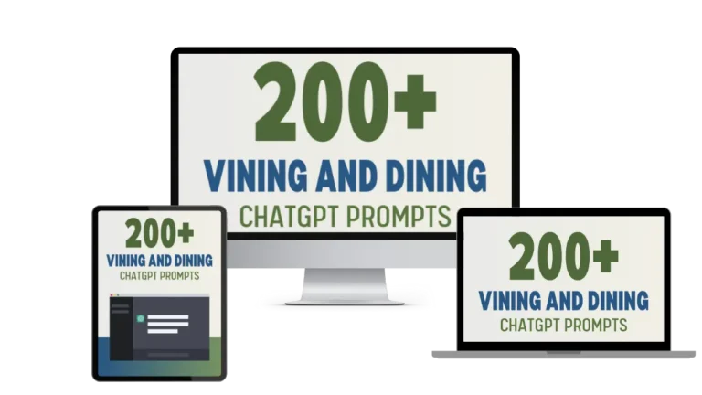 Vining and Dining ChatGPT Prompts