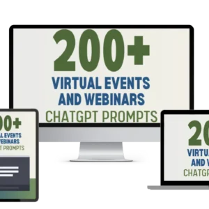 Virtual Events and Webinars ChatGPT Prompts