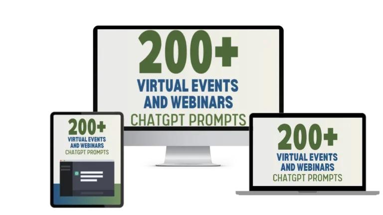 Virtual Events and Webinars ChatGPT Prompts