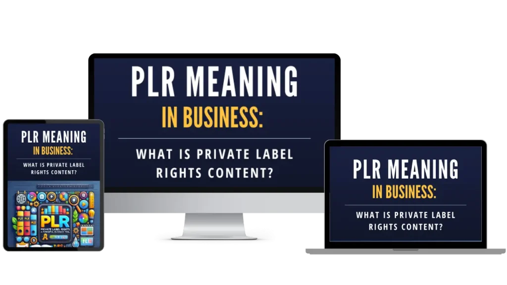 plr meaning in business