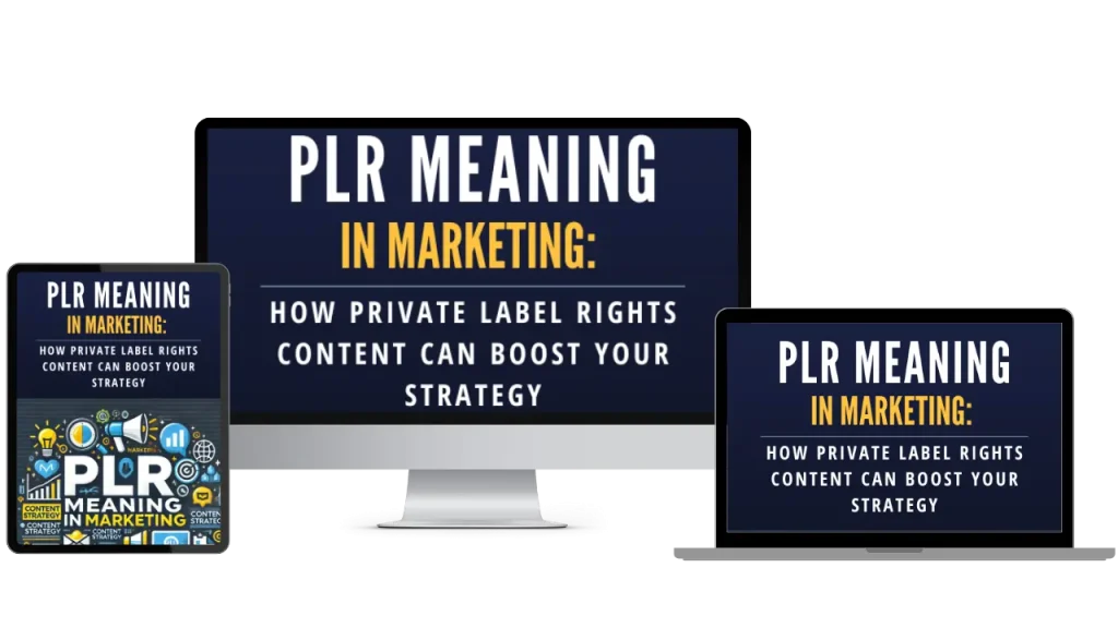 plr meaning in marketing