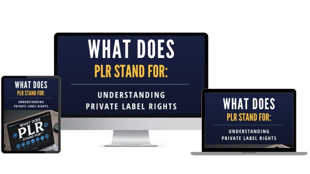what does plr stand for