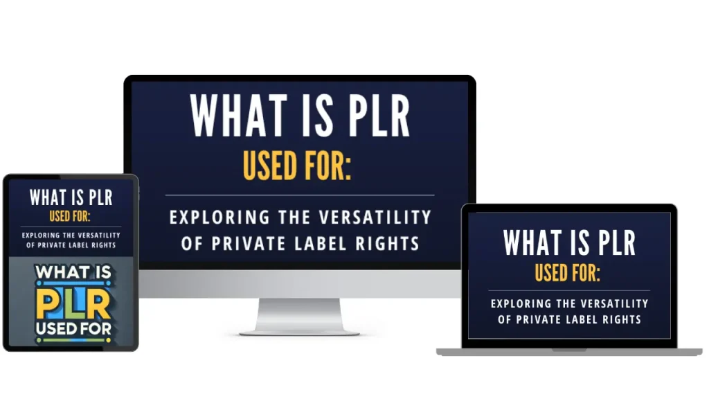 what is plr used for
