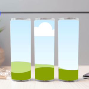 20oz Skinny Tumbler Canva Mockup Template with PLR – Editable Designs for Creative Projects