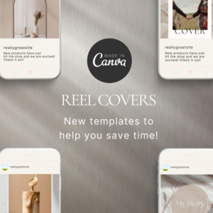 60 Reel Covers – Editable Canva Templates with PLR Rights