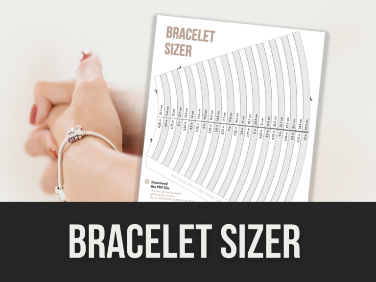 Bracelet Sizer – Editable Canva Template with PLR Rights