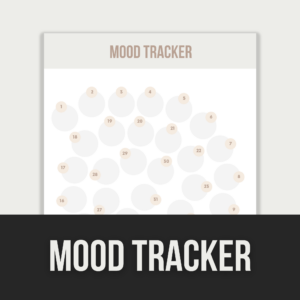Mood Tracker – Editable Canva Template with PLR Rights