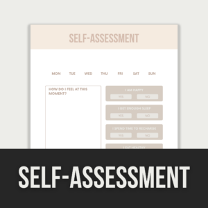 Self-Assessment – Editable Canva Template with PLR Rights