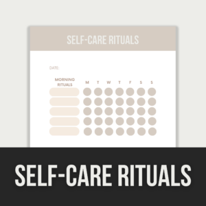 Self-Care Rituals – Editable Canva Template with PLR Rights