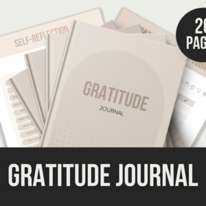 Gratitude Journal – Editable Canva Templates with PLR Rights