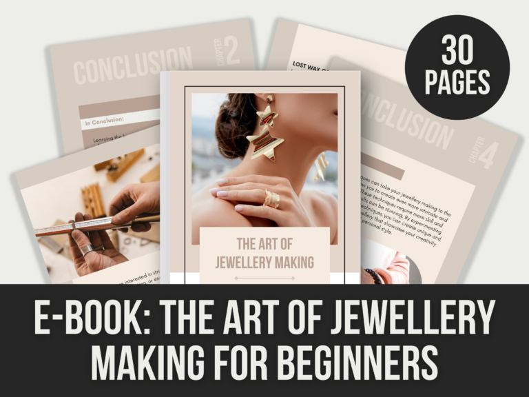 E-book: The Art of Jewellery Making for Beginners – Editable Canva Templates with PLR Rights