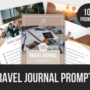 100 Travel Journal ChatGPT Prompts – Canva Prompt Guide with PLR Rights