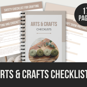 Arts & Crafts Checklists – 17-Page Editable Canva Templates with PLR Rights