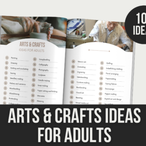 Arts & Crafts Ideas for Adults – 6-Page Editable Canva Templates with PLR Rights