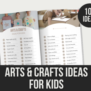Arts & Crafts Ideas for Kids – Editable Canva Templates with PLR Rights