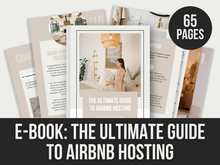 The Ultimate Guide to Airbnb Hosting – Editable Canva E-Book with PLR Rights