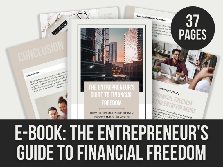 Guide to Financial Freedom – 37-Page Editable Canva Templates with PLR Rights
