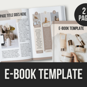 E-book Template – Editable Canva Templates with PLR Rights