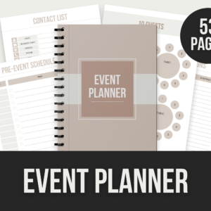 Event Planner – Editable Canva Templates with PLR Rights