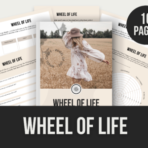 Wheel of Life Workbook – 16-Page Editable Canva Template with PLR Rights