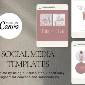Instagram Post Editable Canva Templates – Stunning Designs with PLR