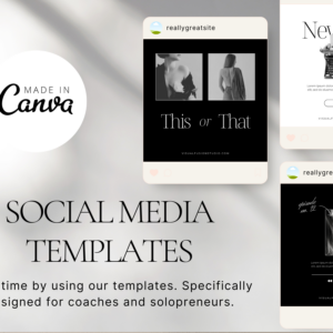 Instagram Post Canva Editable Templates – Stunning Designs with PLR