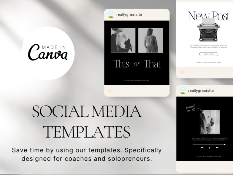 Instagram Post Canva Editable Templates – Stunning Designs with PLR